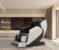 Elektrischer Massagesessel, ca. 112 x 75 x 104 cm – Schwarz / Weiß