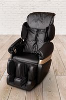 Massage-Sessel 118x76x76 cm energiesparend, Rücken-, Fuß-, Gesäßmassage schwarz