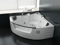 Whirlpool 172x172 cm Lichttherapie, Reinigung, Heizung, Bluetooth-Soundsystem