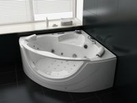 Whirlpool 150x150 cm Lichttherapie, Bluetooth, Heizung, Reinigung, Design