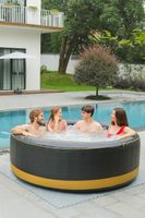 MSpa PureHaven Whirlpool 204x204x70 cm aufblasbar 6 Personen Filter & Abdeckung