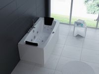 Whirlpool 170x80 cm Heizung Reinigungsprogramm & Lichttherapie Bluetooth-fähiges Soundsystem