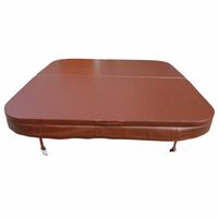 Thermoabdeckung 215x215 cm faltbar, windsicher, Schnallen, Regenablauf-System