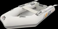 Aqua Marina Schlauchboot 4 Personen 296x153 cm mit Hochdruck-PVC-Gewebe Handpumpe Sitzbank Transporttasche Holzboden Paddel bis 10 PS Weiß