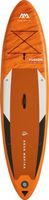 Aqua Marina All-Around SUP Board 330x81cm Reißverschlussrucksack Double Action-Pumpe LIQUID AIR Paddel Einschub-Mittelfinne Sicherheitsleine Orange