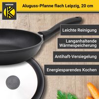 Aluguss Pfanne LEIPZIG, 20 cm