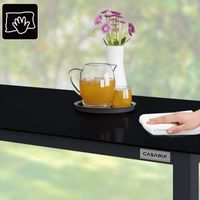 Casaria Gartentisch Bern Anthrazit Alu 190x90x75cm