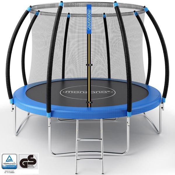 monzana Trampolin Ø305cm Sicherheitsnetz innen TÜV GS