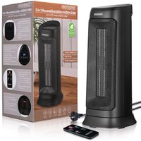 monzana Keramikheizlüfter MZKH2200 schwarz