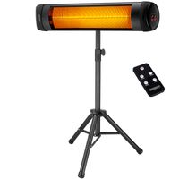 monzana® Heizstrahler MZH2500 Schwarz 2.500W mit Ständer