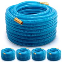monzana Druckluftschlauch 5er-Set 20m Schnellkupplung/Stecker