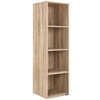 Casaria Bücherregal Skylar Eiche 106x30x30cm