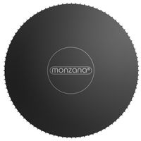 monzana® Trampolin Sprungtuch Schwarz Ø427cm
