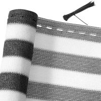 Detex® Balkonsichtschutz Grau/Weiß 1,4x10m