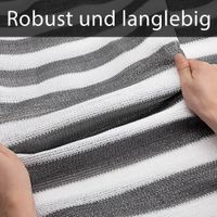 Detex Balkonsichtschutz Grau/Weiß 1,2x10m