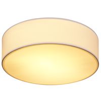monzana® Deckenlampe Weiß Stoff Ø38cm