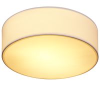 monzana® Deckenlampe Weiß Stoff Ø30cm
