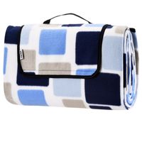 Detex® Picknickdecke Quadrate/Blau 2x2m