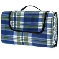 Detex® Picknickdecke Karo/Blau 2x2m