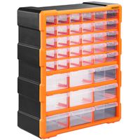 monzana Kleinteileorganizer 47,5x38x16cm 39 Fächer