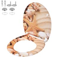 Toilettensitz Seestern & Sand mit Absenkautomatik