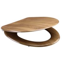 Casaria Toilettensitz Bambus mit Absenkautomatik