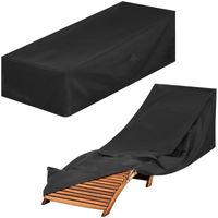 Kingsleeve® Abdeckplane Sonnenliege Anthrazit 197x68x35,5/60cm