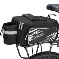 monzana® Fahrradtasche Schwarz 30x23x15cm Gepäckträger