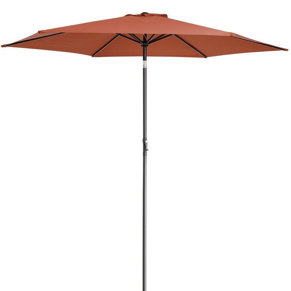 Kingsleeve Sonnenschirm Tahiti Terrakotta Alu Ø300cm