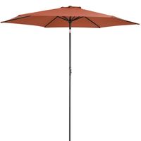 Kingsleeve® Sonnenschirm Tahiti Terrakotta Alu Ø300cm