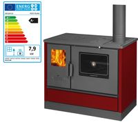 Küchenofen Holzherd Kaminofen Herd Gusseisen 7,9KW BimSchV2 EEK A+ 150mm