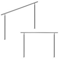 monzana Treppengeländer Edelstahl 160cm