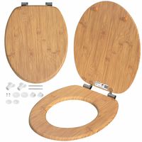 Casaria Toilettensitz Bambus mit Absenkautomatik