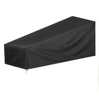 Kingsleeve® Abdeckung Saunaliege Anthrazit 160/155x60x75/39cm
