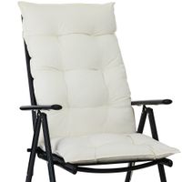 Detex® Sitzkissen 6er-Set Cozy Vanamo Creme 129x53x10cm