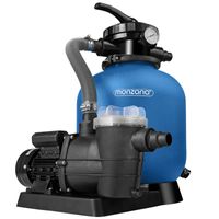 monzana Sandfilteranlage 11.000 L/h mit Vorfilter und XXL Tank