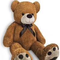 monzana® Plüschtier Teddybär XXL Braun 175cm