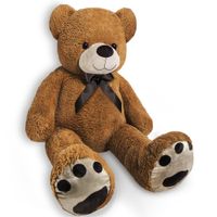 monzana® Teddy Plüschtier Braun 100cm