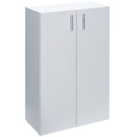 Casaria Mehrzweckschrank Vela Weiß 115,5x31x60cm