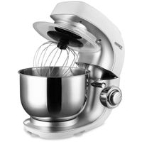 monzana® Küchenmaschine Noblesse Silber 1000W 4,5L