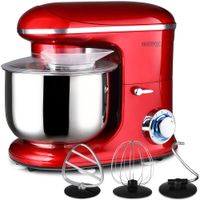 monzana Küchenmaschine Elegance Rot 1200W 6L