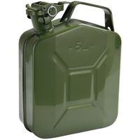 monzana 3x Metallkanister je 5 Liter + Ausgießer