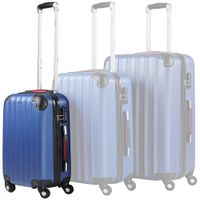 monzana Hartschalenkoffer Baseline Blau M ABS