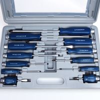 monzana® 12-teiliges Spezial - Schraubendreherset aus Chrom-Vanadium-Stahl