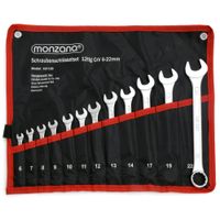 monzana® 12-tlg. Schraubenschlüssel-Set CrV 6-22mm