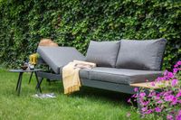 Loungebank Multifunktionsbank mit verstellbares Kopfteil Arezzo