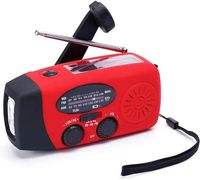 Tragbares AM/FM/WB Radio „Rock“ mit Notfallfunktionen AM/FM/WB* Radio rot