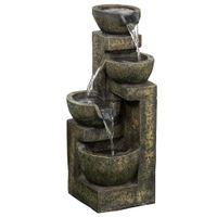 Gartenbrunnen, Springbrunnen mit Einstellbarer Strömung