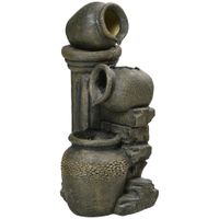 Springbrunnen, Gartenbrunnen mit Einstellbarer Strömung