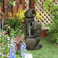 Springbrunnen, Gartenbrunnen mit Einstellbarer Strömung